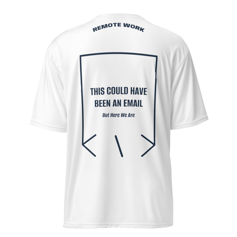 This Could Have Been An Email — White Navy back mockup