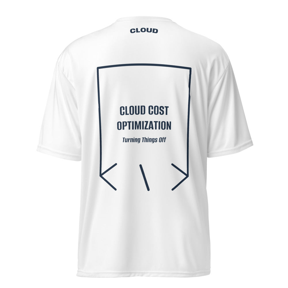 Cloud Cost Optimization — White Navy back mockup