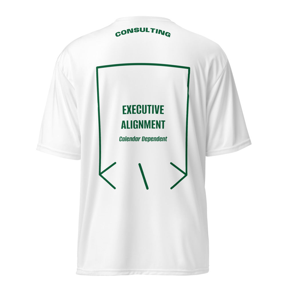 Executive Alignment — White Forest Green back mockup