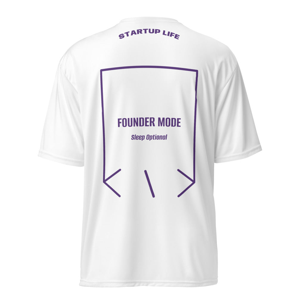 Founder Mode — White Purple back mockup
