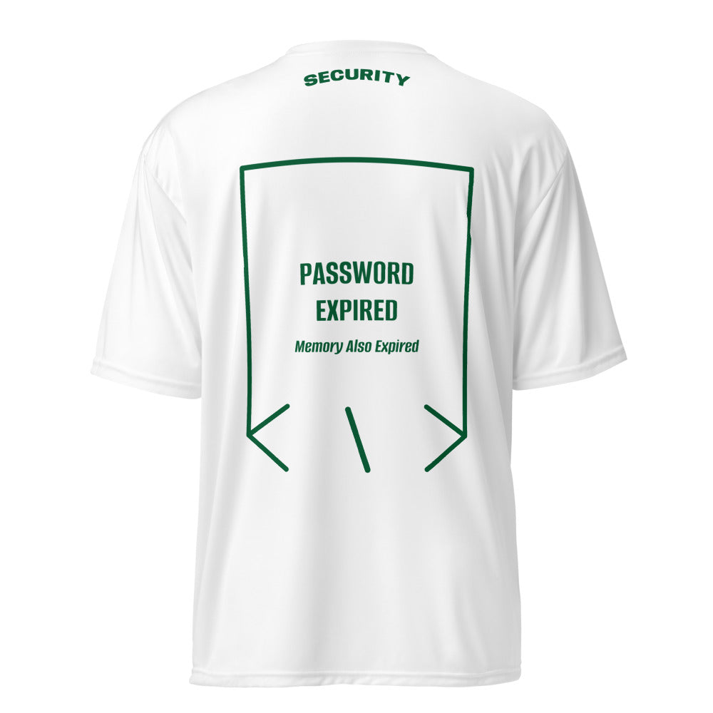 Password Expired — White Forest Green back mockup