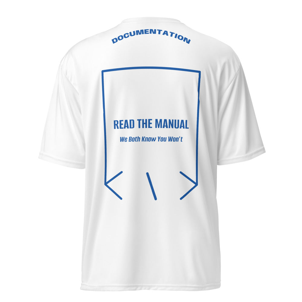 Read The Manual — White Royal back mockup