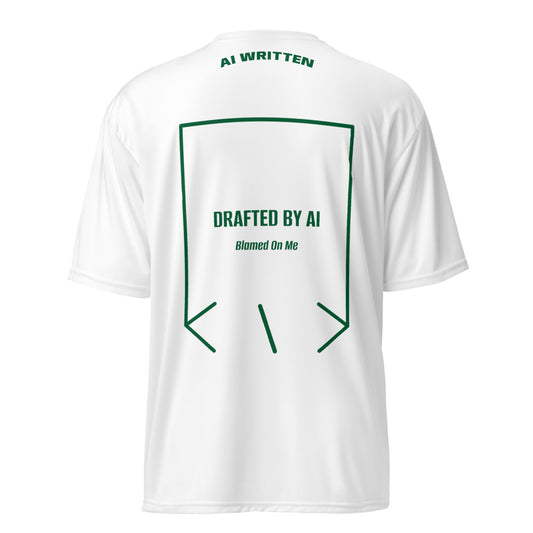 Drafted By AI — secondary back mockup