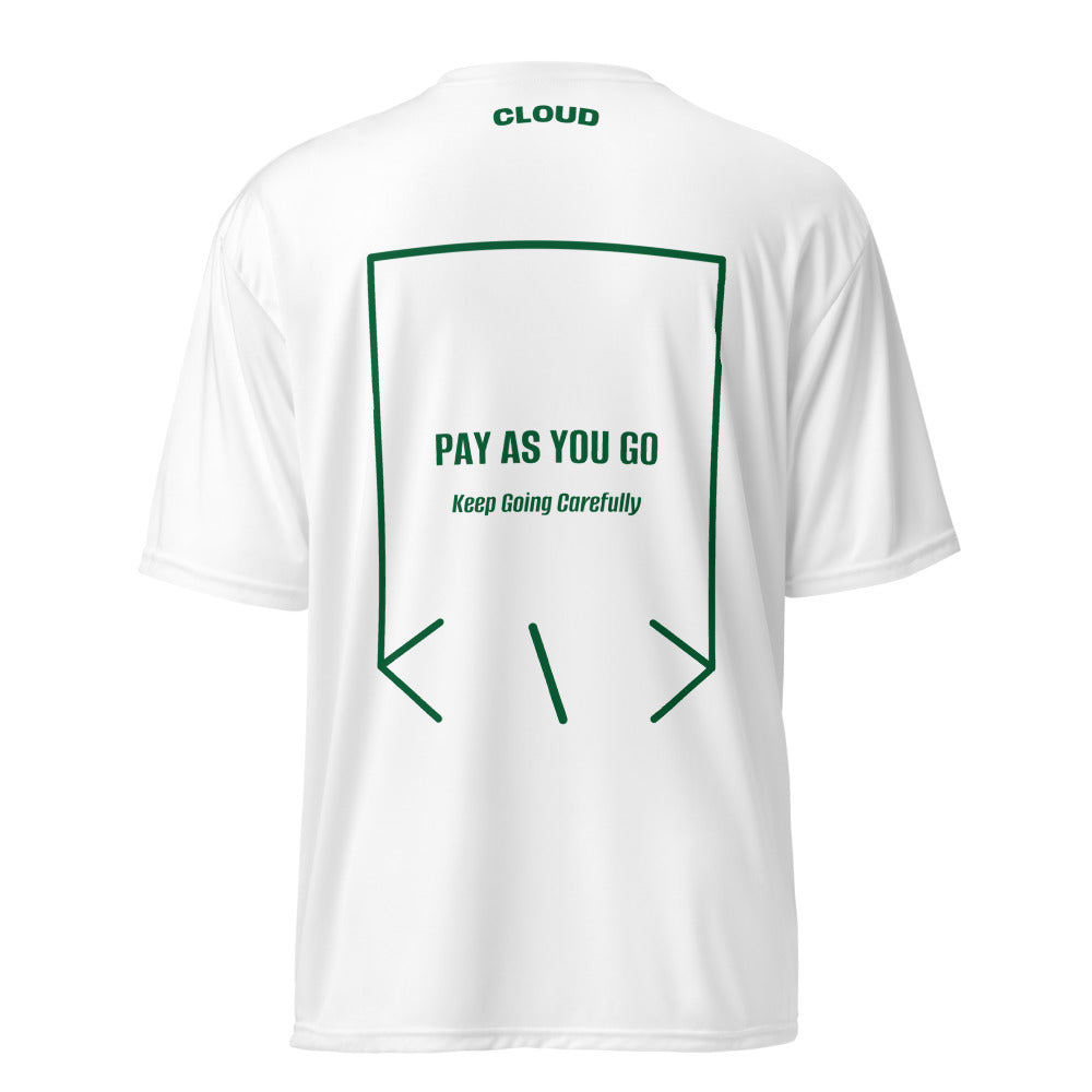 Pay As You Go — White Forest Green back mockup