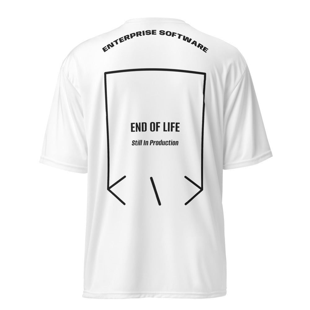 End Of Life — White Black back mockup