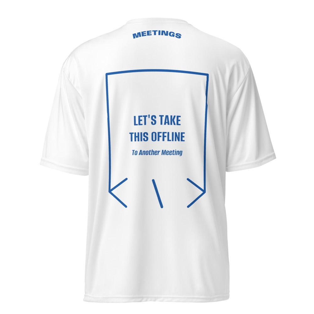 Let's Take This Offline — White Royal back mockup