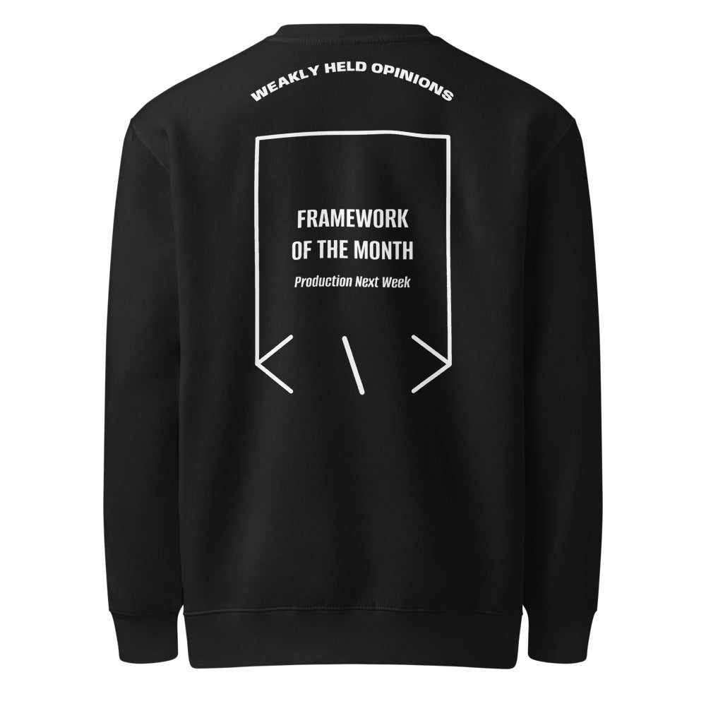 Framework Of The Month — Black White back mockup
