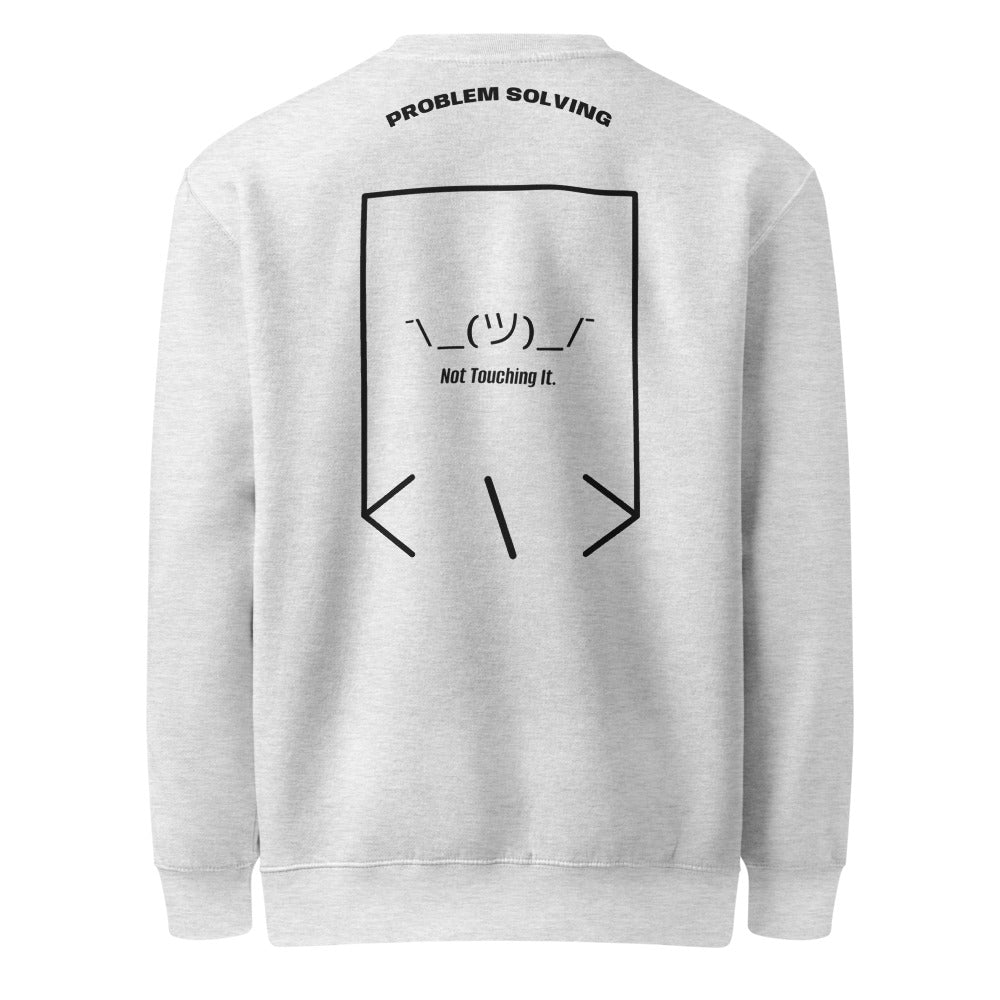 ¯\_(ツ)_/¯ — Heather Grey Black back mockup