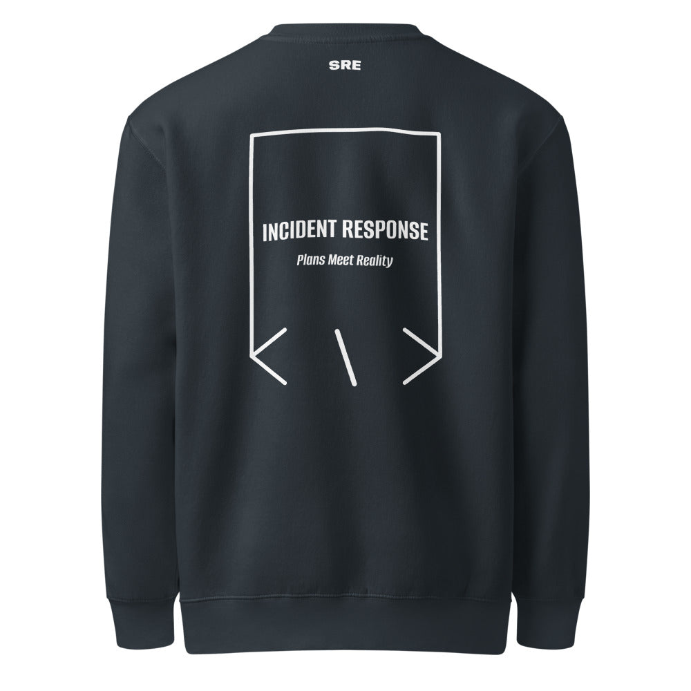 Incident Response — Navy White back mockup