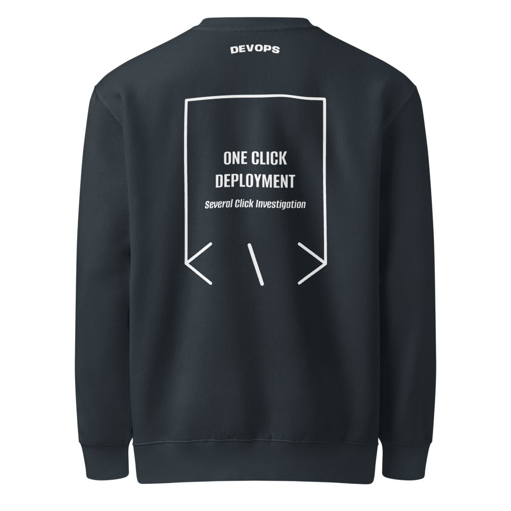 One Click Deployment — secondary back mockup