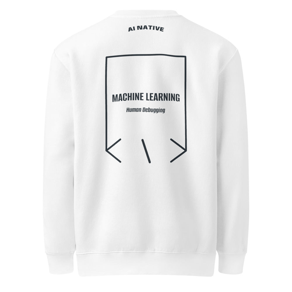 Machine Learning — White Navy back mockup