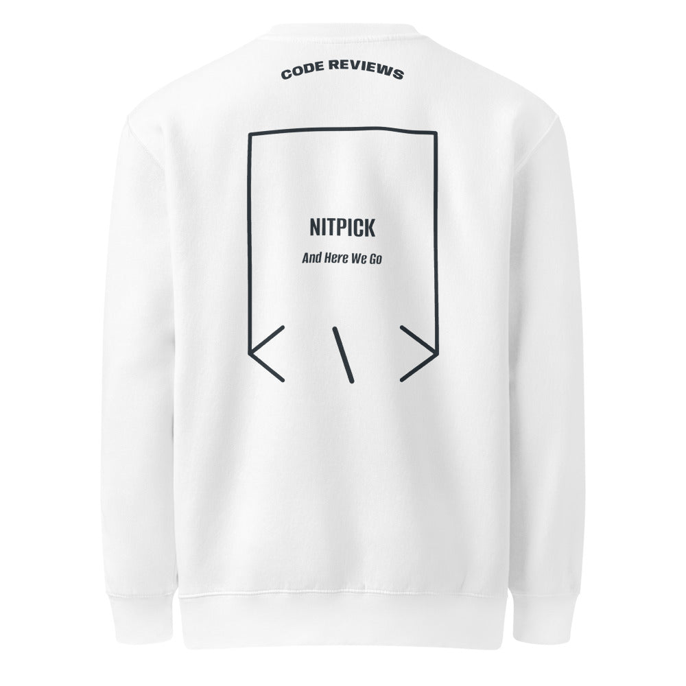 Nitpick — White Navy back mockup