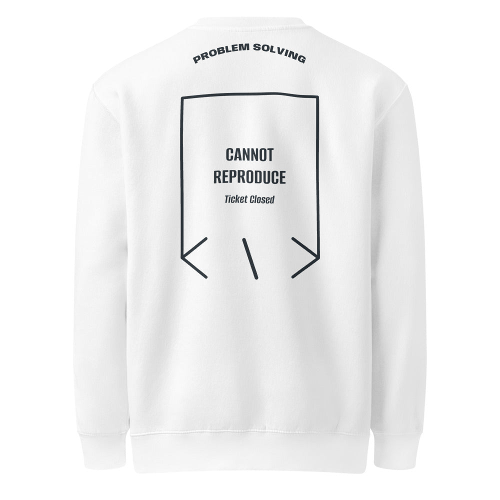 Cannot Reproduce — White Navy back mockup