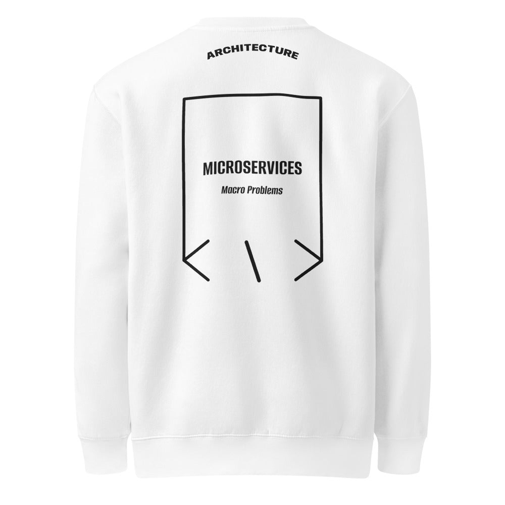 Microservices — White Black back mockup
