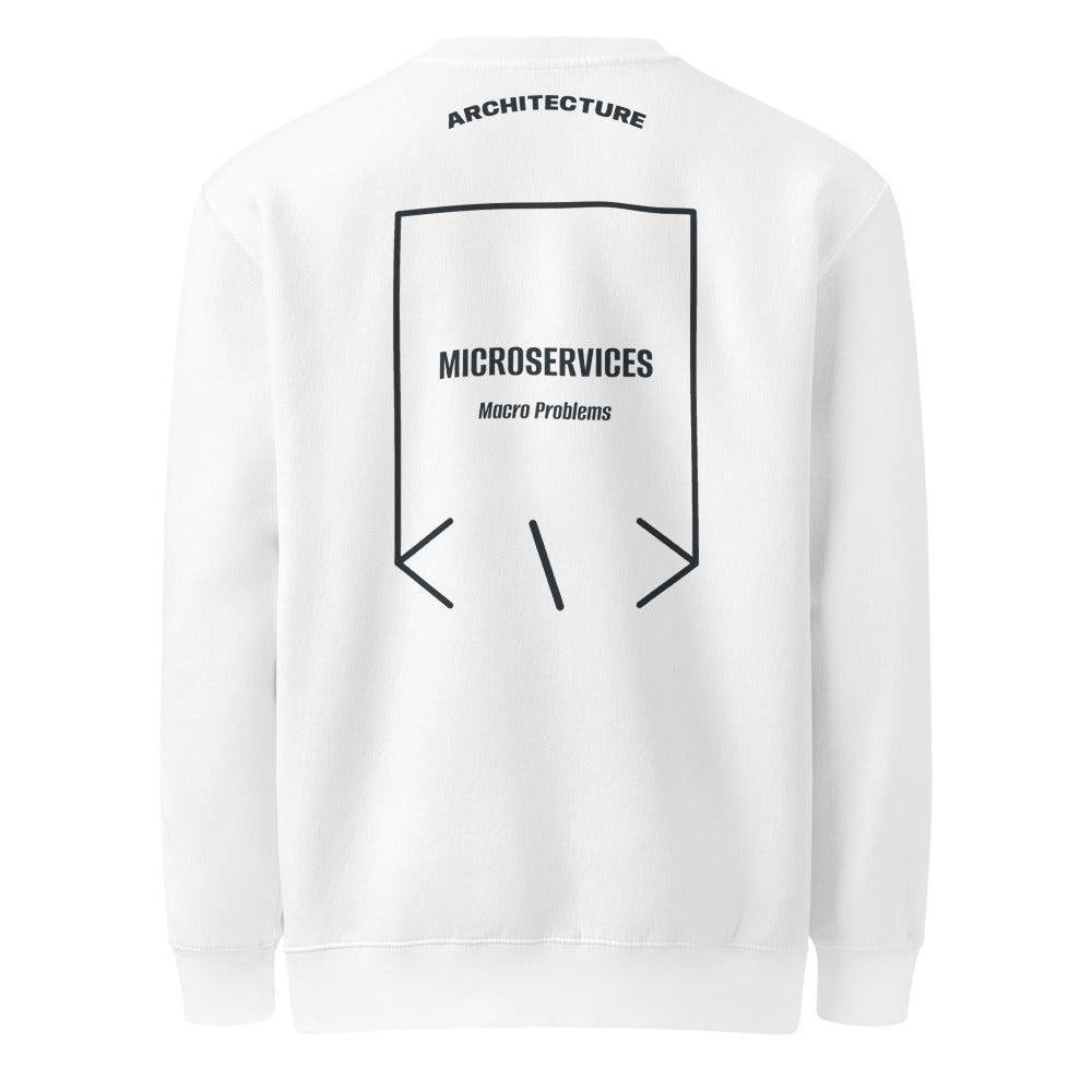 Microservices — White Navy back mockup