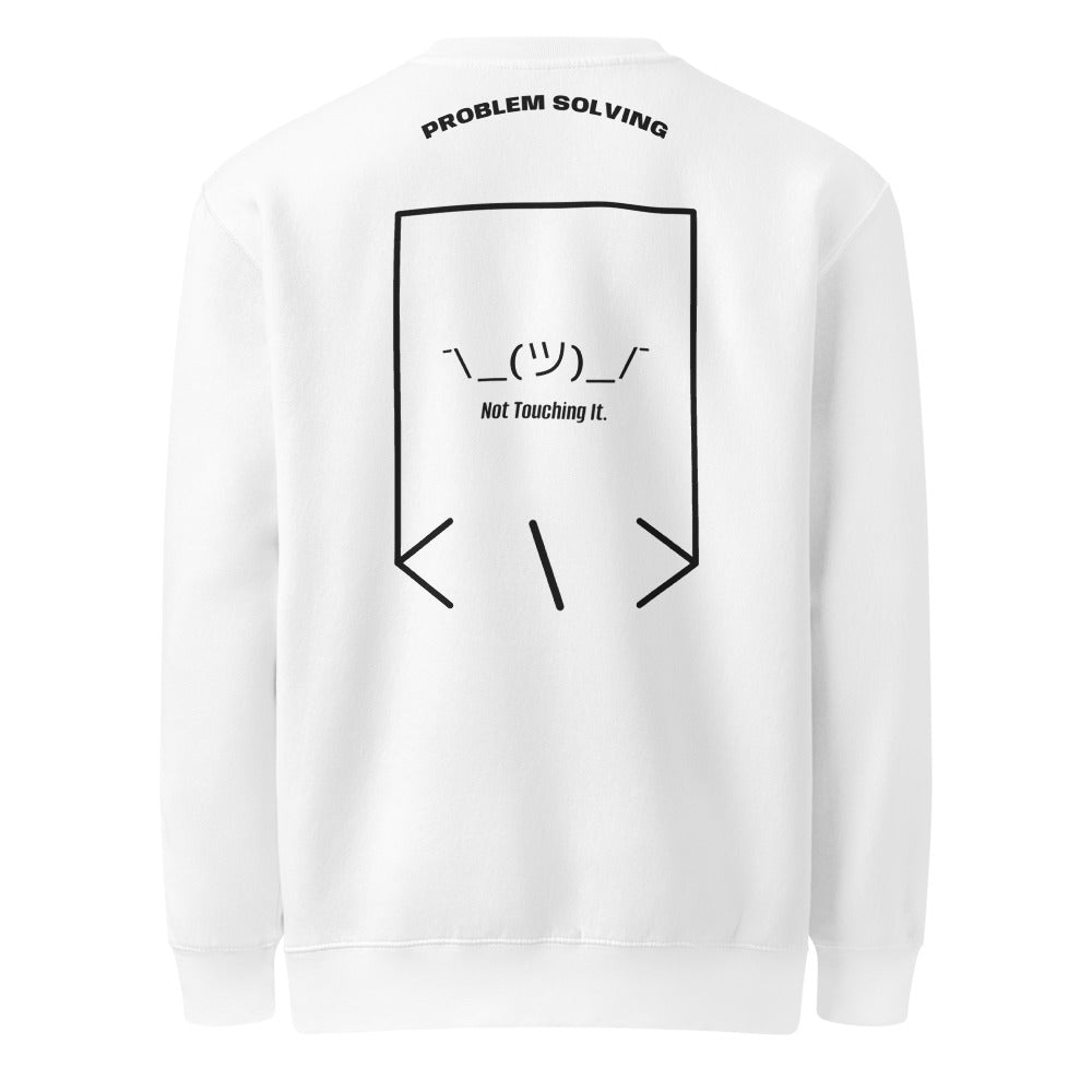 ¯\_(ツ)_/¯ — White Black back mockup