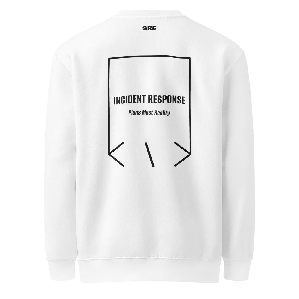 Incident Response — White Black back mockup