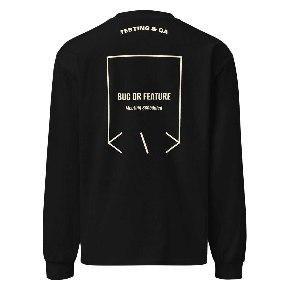 Bug Or Feature — secondary back mockup