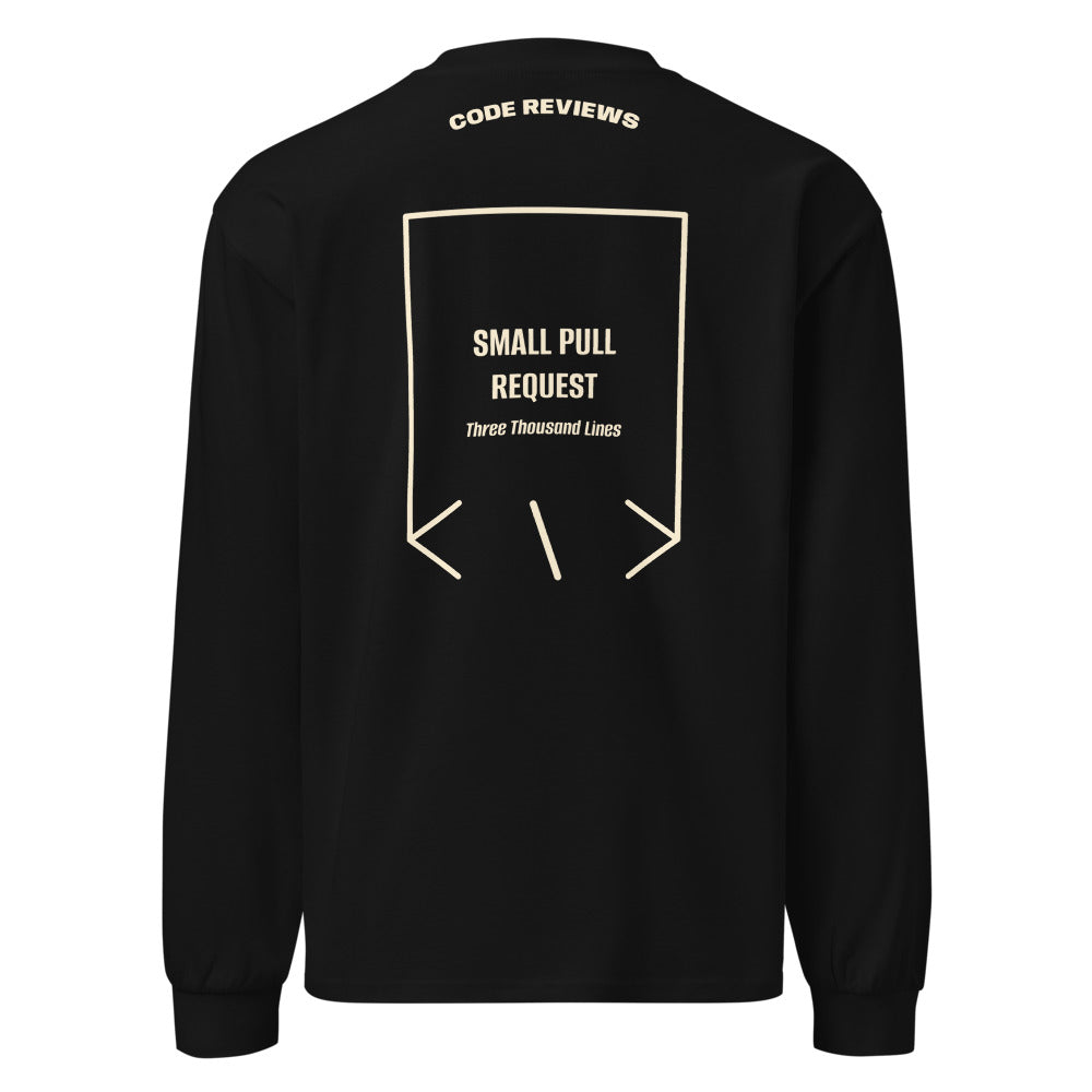 Small Pull Request — Black Ecru back mockup