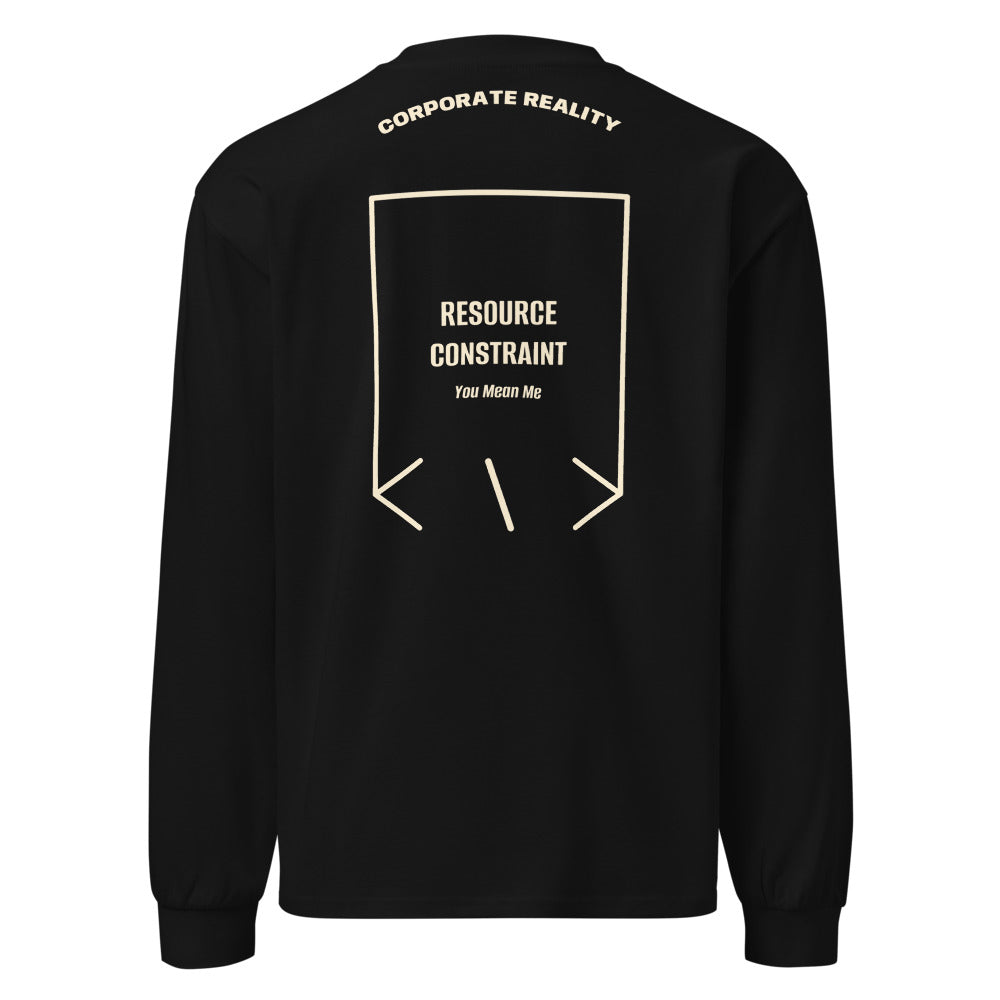 Resource Constraint — secondary back mockup