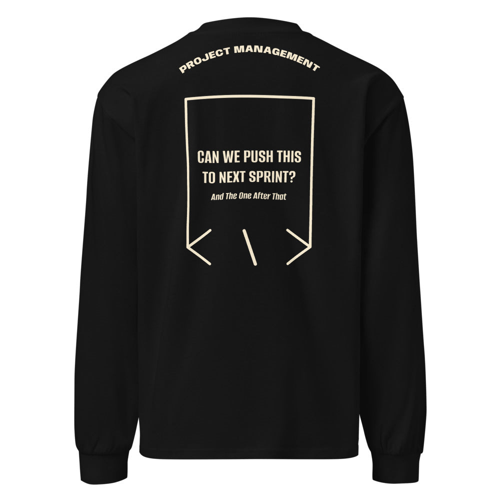 Can We Push This To Next Sprint? — Black Ecru back mockup