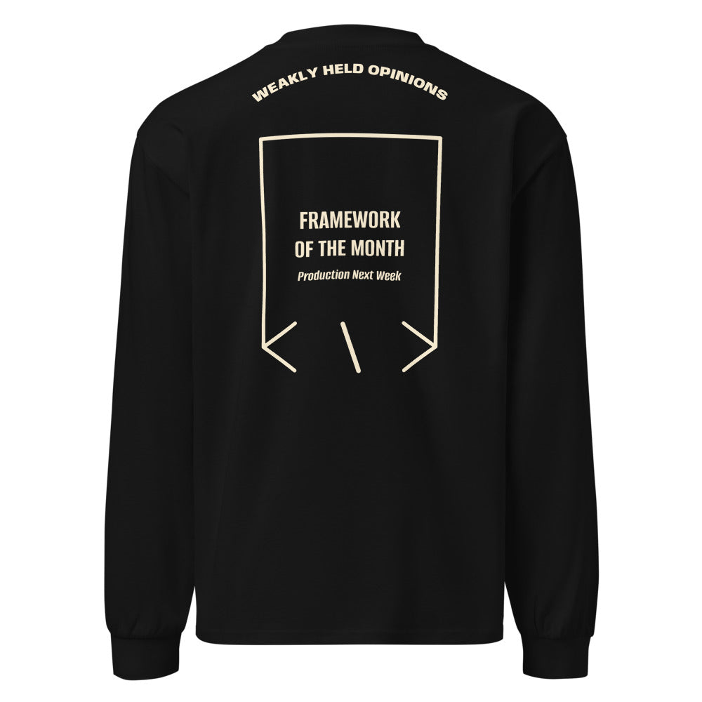 Framework Of The Month — Black Ecru back mockup