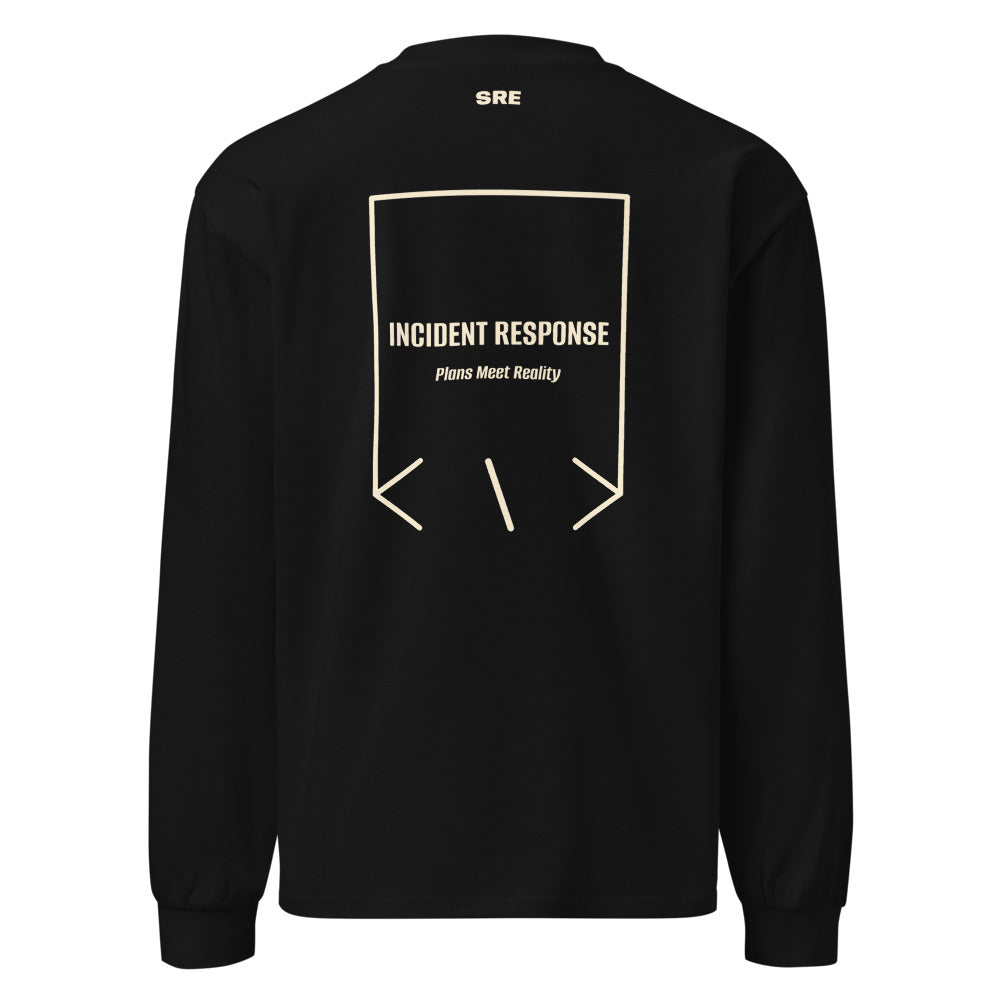 Incident Response — Black Ecru back mockup