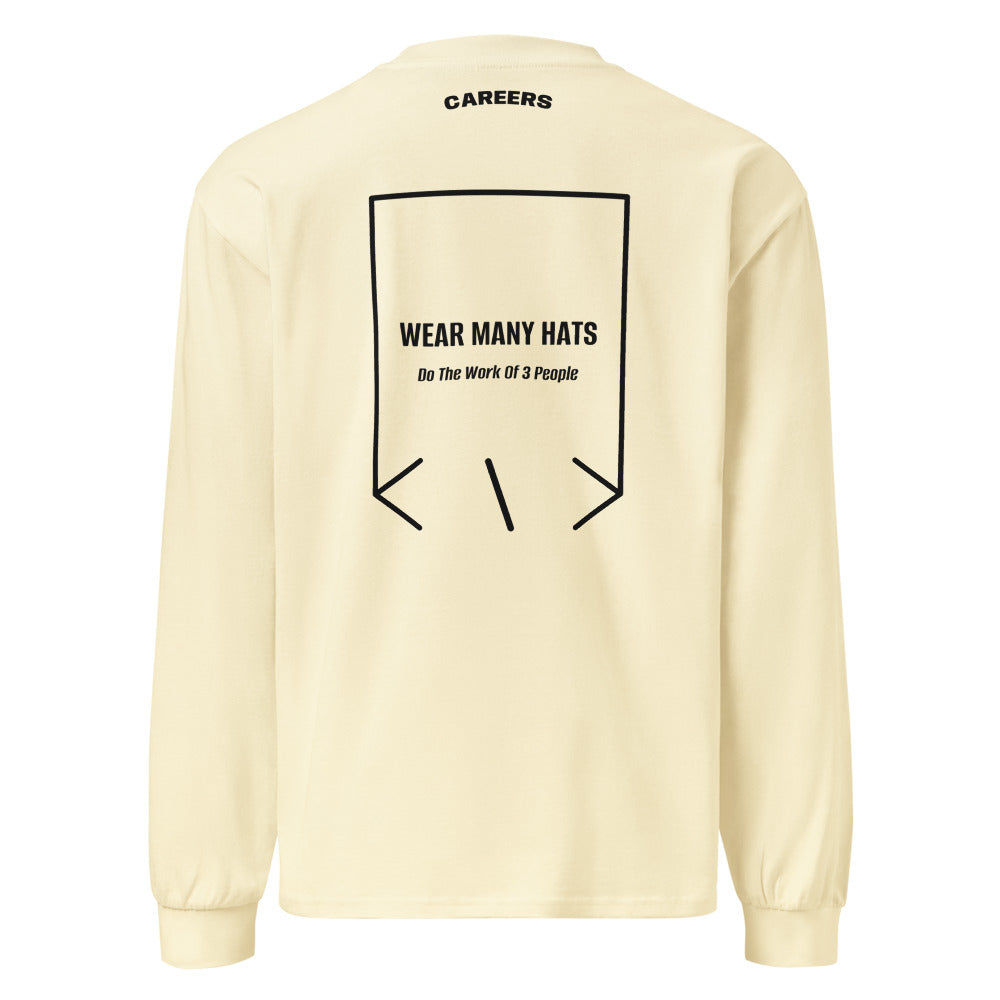 Wear Many Hats — Butter Black back mockup