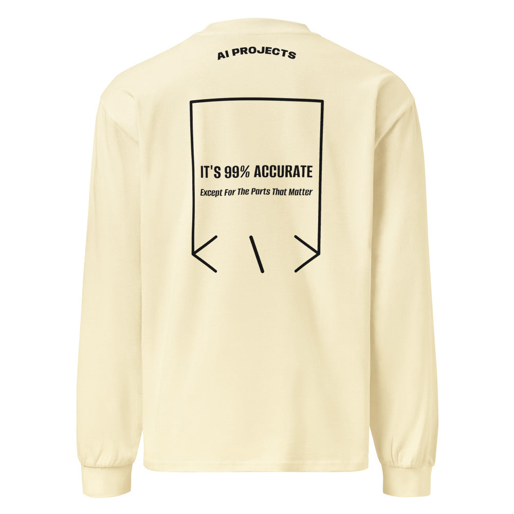 It's 99% Accurate — Butter Black back mockup