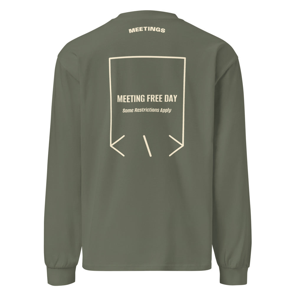 Meeting Free Day — Cypress Ecru back mockup
