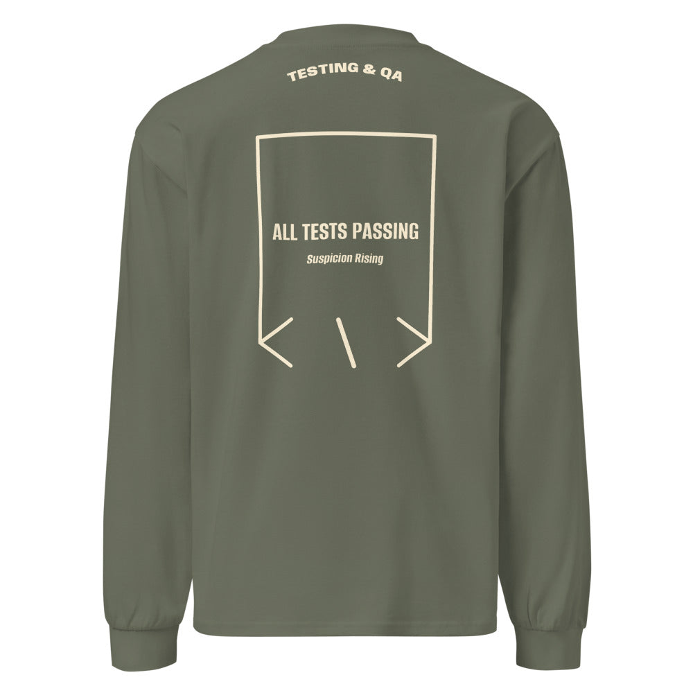All Tests Passing — Cypress Ecru back mockup