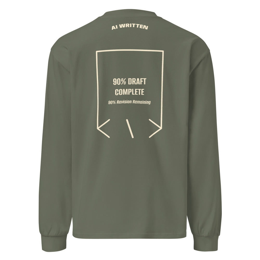 90% Draft Complete — Cypress Ecru back mockup