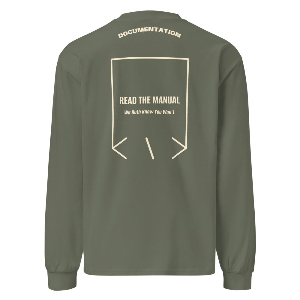 Read The Manual — secondary back mockup