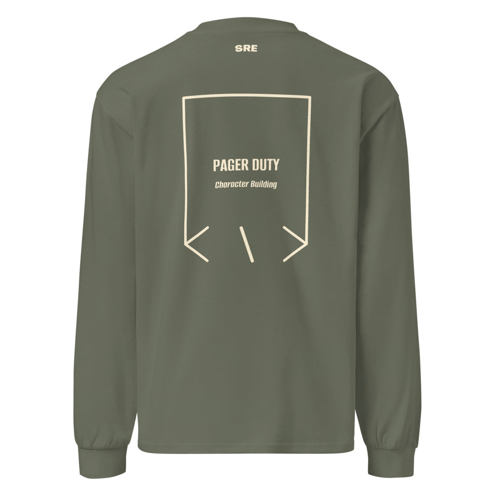 Pager Duty — Cypress Ecru back mockup