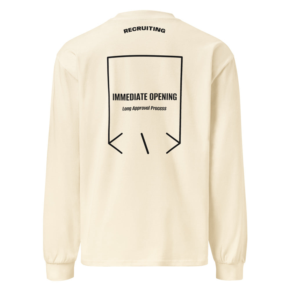 Immediate Opening — secondary back mockup