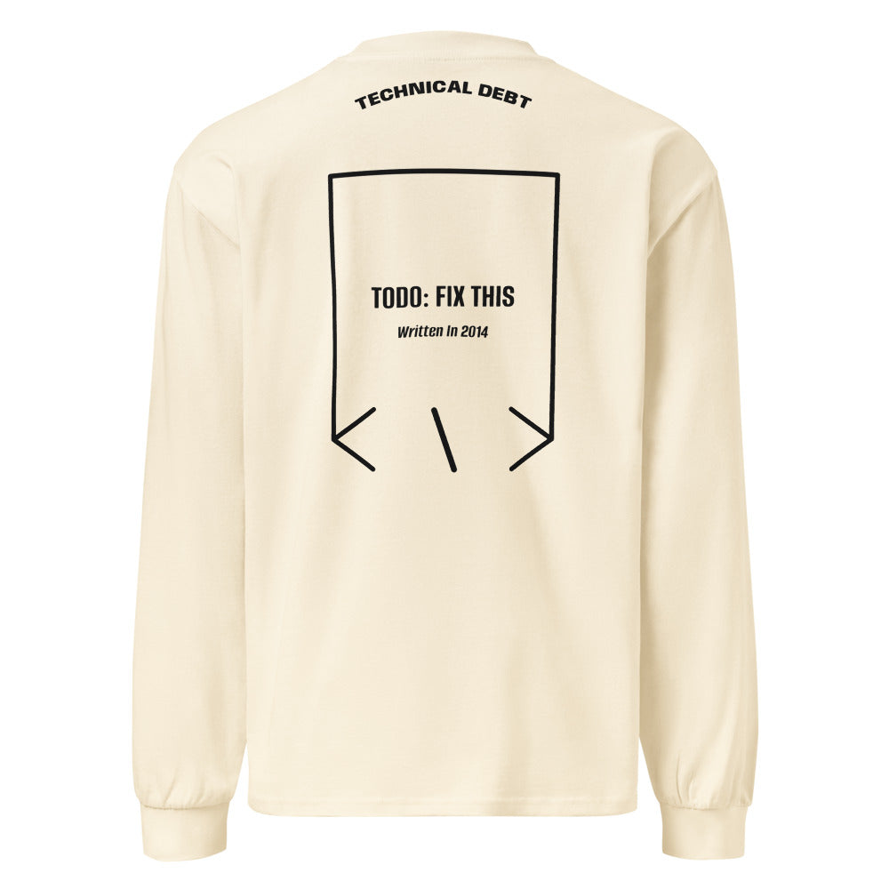 TODO: Fix This — Ecru Black back mockup