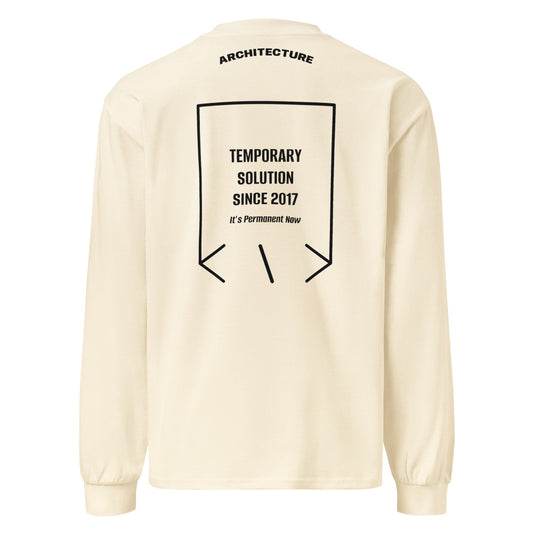 Temporary Solution Since 2017 — secondary back mockup