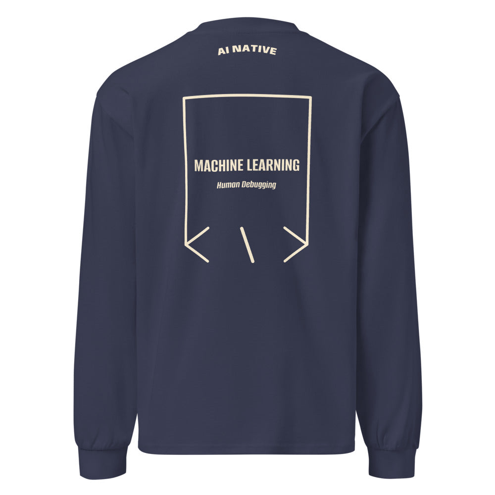 Machine Learning — Midnight Blue Ecru back mockup