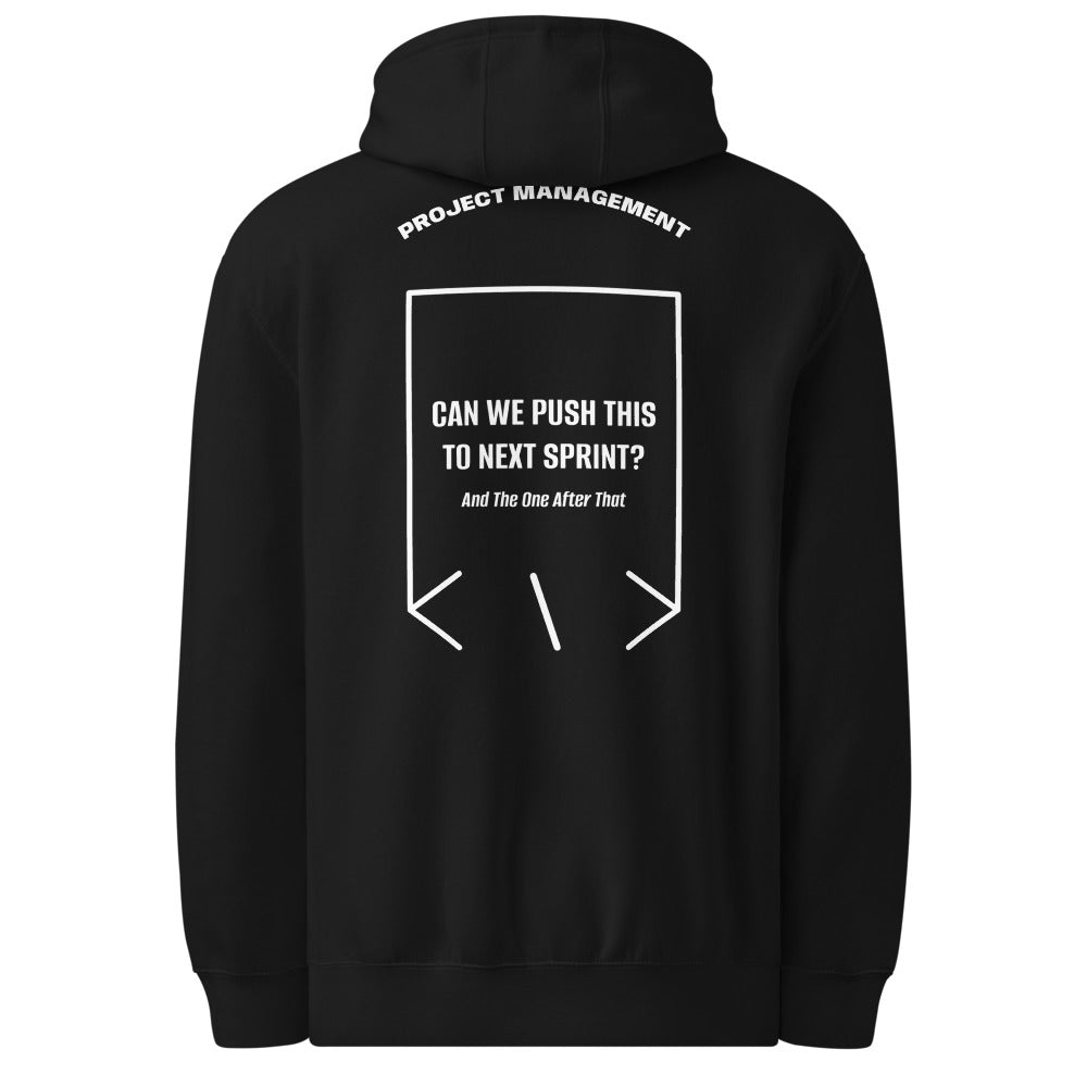 Can We Push This To Next Sprint? — Black White back mockup