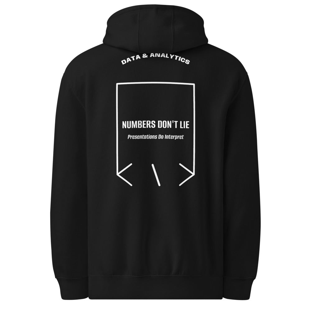 Numbers Don't Lie — Black White back mockup