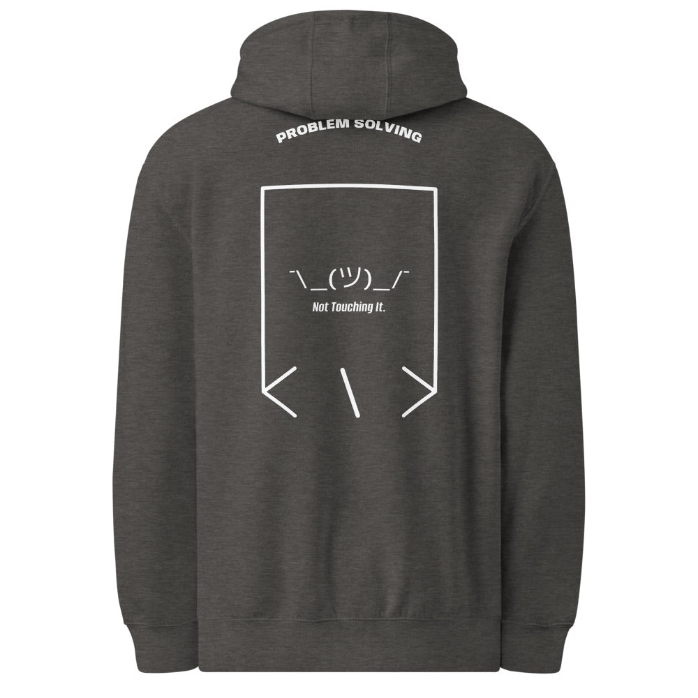 ¯\_(ツ)_/¯ — Charcoal Heather White back mockup