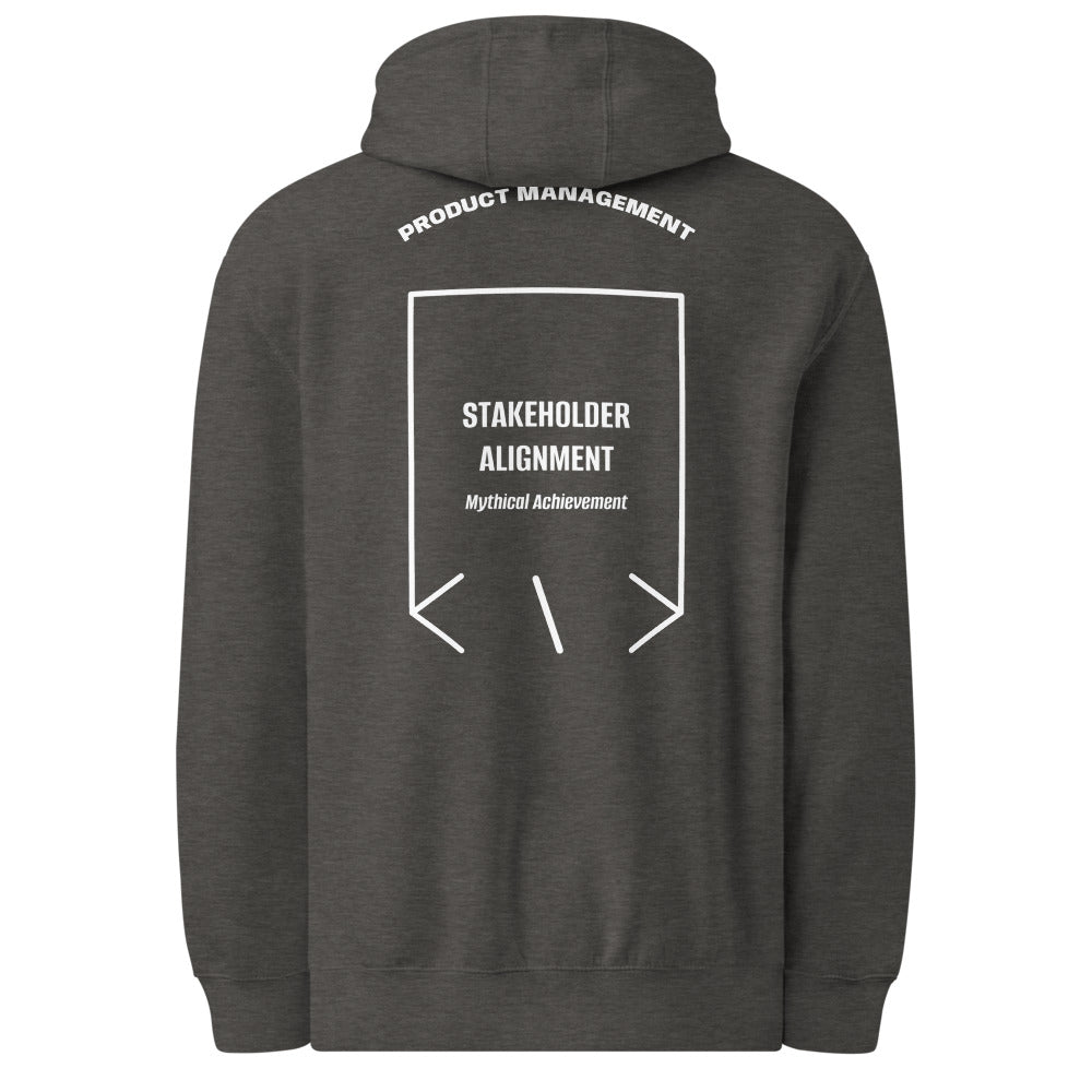Stakeholder Alignment — Charcoal Heather White back mockup