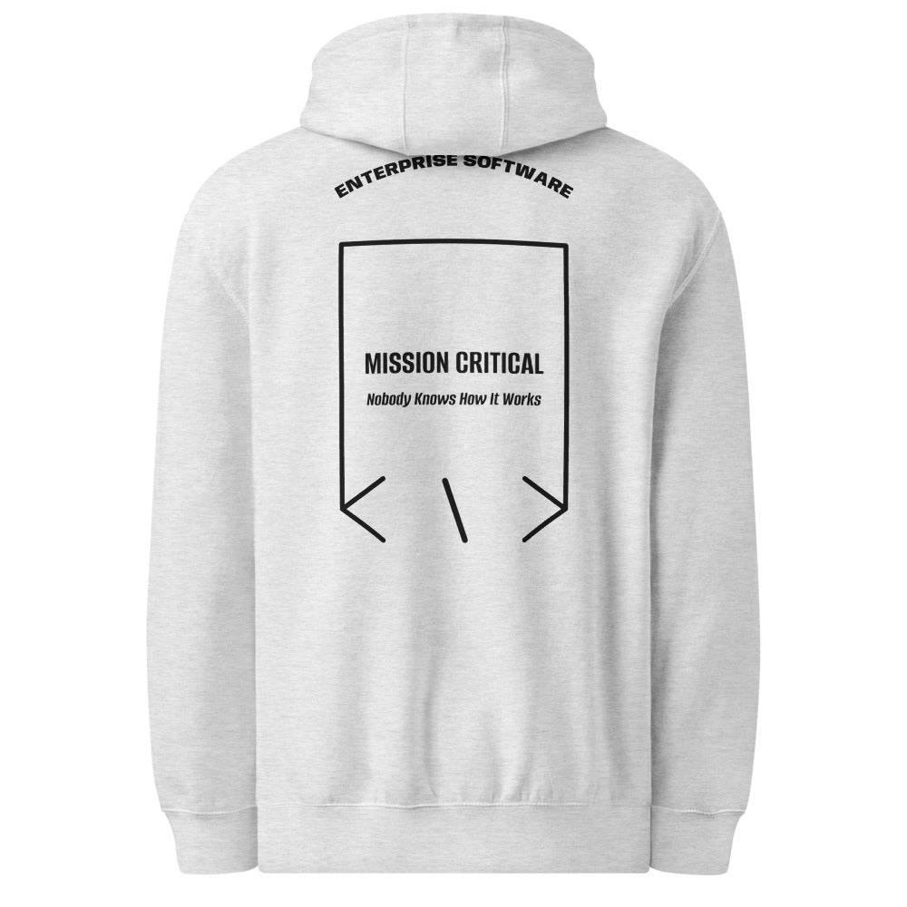 Mission Critical — secondary back mockup