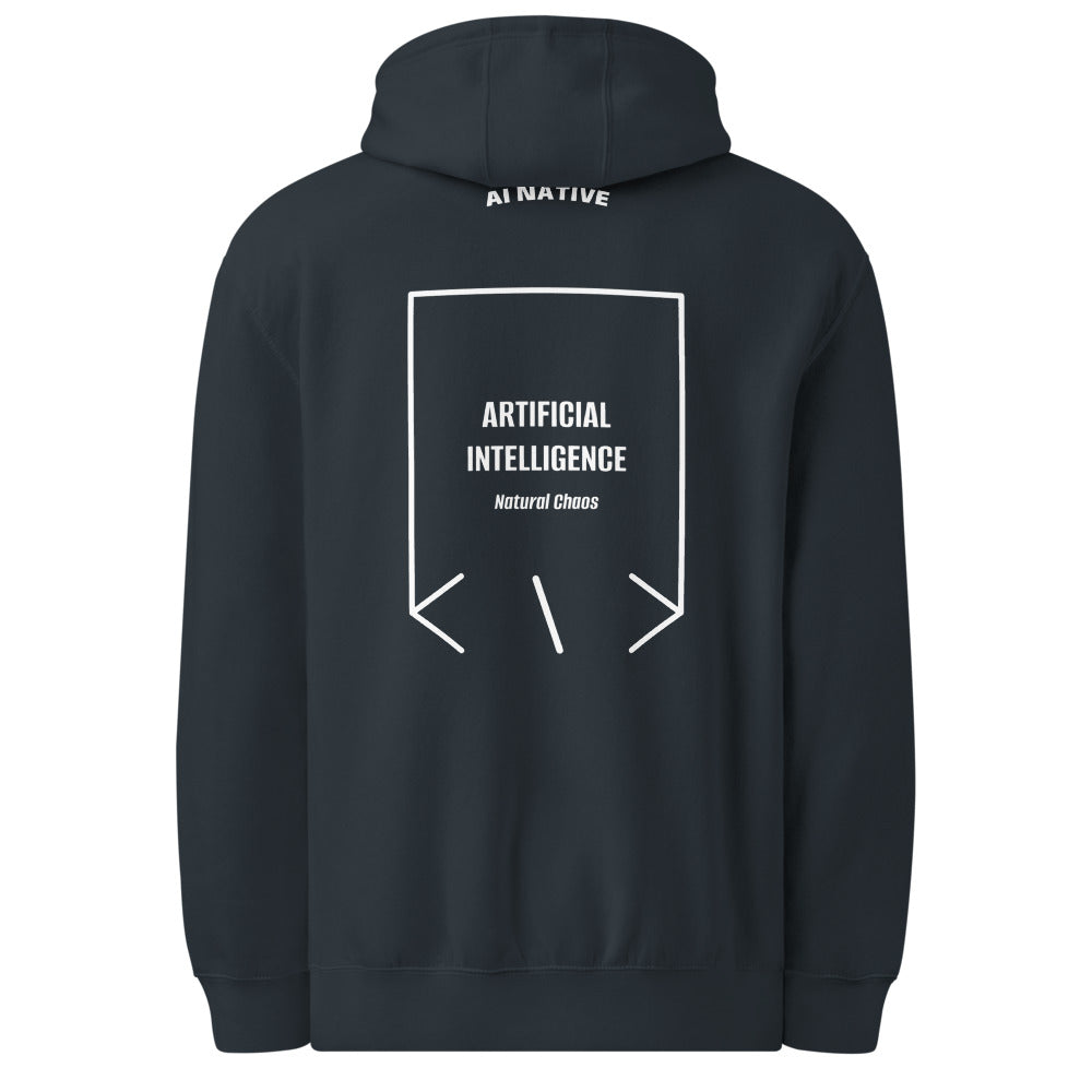Artificial Intelligence — Navy White back mockup