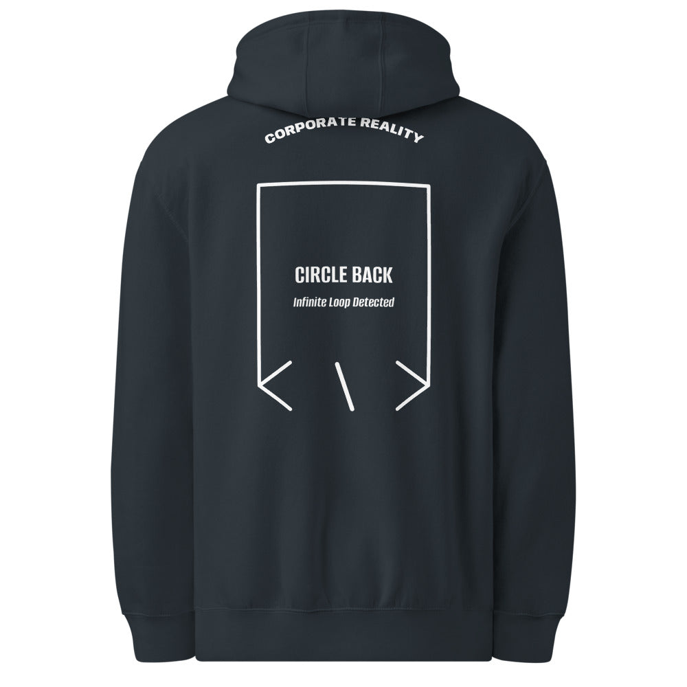 Circle Back — Navy White back mockup