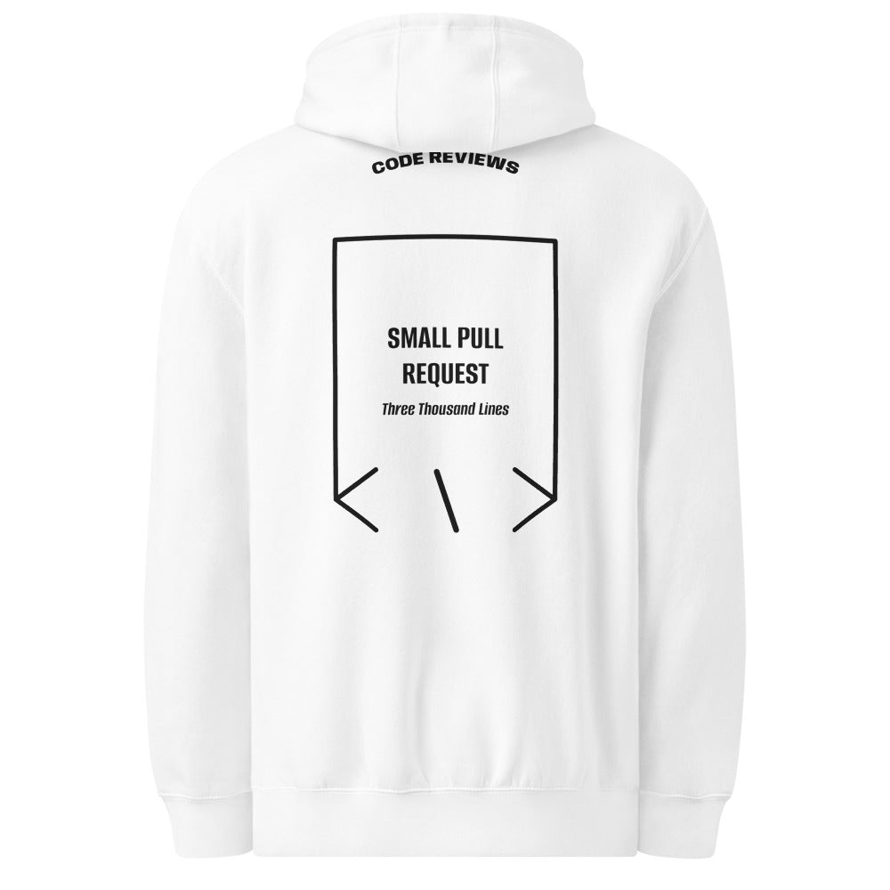 Small Pull Request — White Black back mockup