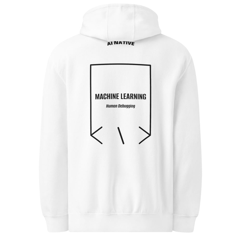 Machine Learning — White Black back mockup