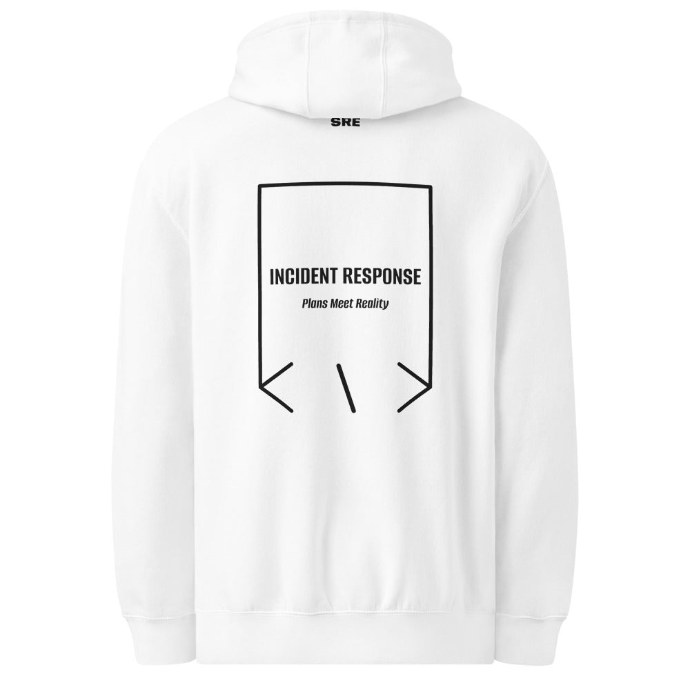 Incident Response — White Black back mockup