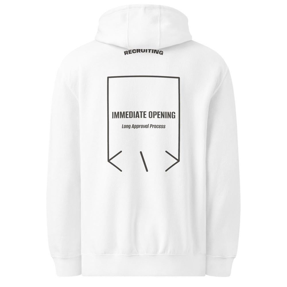 Immediate Opening — secondary back mockup