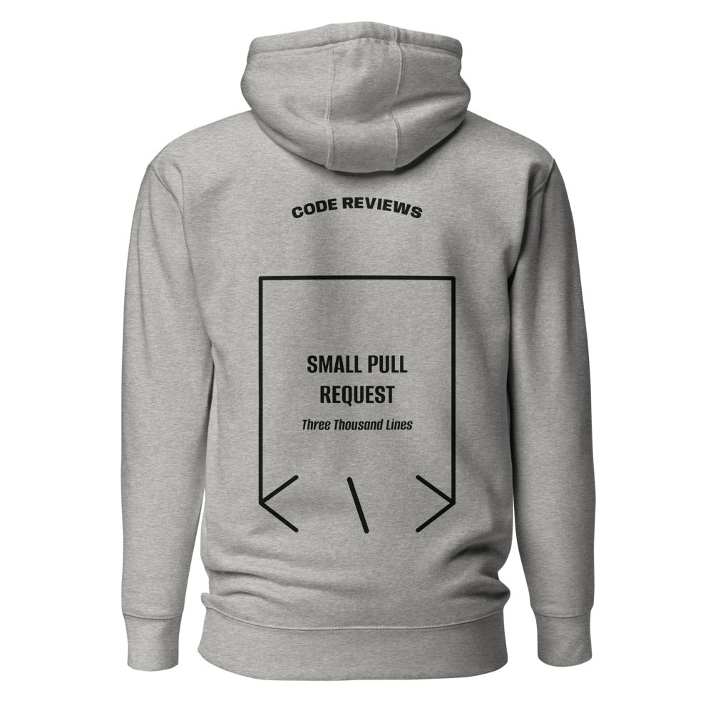 Small Pull Request — Carbon Grey Black back mockup